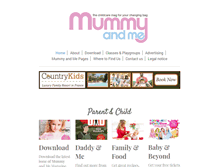 Tablet Screenshot of mummyandmemagazine.co.uk